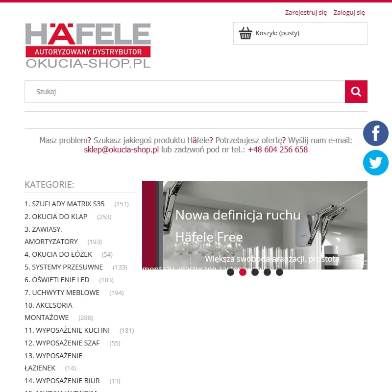 Hafele – okucia meblowe